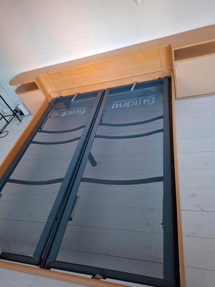 Auping Aronde 160 x 200 x 32, Huis en Inrichting, Slaapkamer | Bedden, Zo goed als nieuw, Tweepersoons, 160 cm, Hout, Ophalen