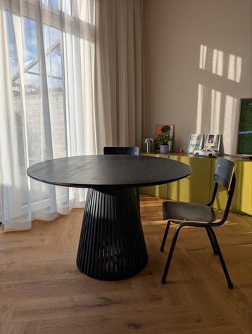 Zwarte ronde eettafel - Kave Home Jeanette 120 cm beschikbaar voor biedingen
