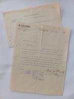 Voetbal - Willem II Tilburg - brieven met briefhoofd - 1907, Ophalen of Verzenden, Gebruikt, Willem II