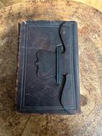 Oude leren bijbel met psalmen, Antiek en Kunst, Ophalen of Verzenden
