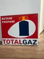 Total Gaz Emaille Reclamebord Butaan Propaan, Antiek en Kunst, Ophalen