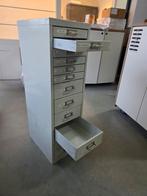 Metalen ladekast, Huis en Inrichting, Kasten | Roldeurkasten en Archiefkasten, Ophalen, Minder dan 50 cm, Zo goed als nieuw, Minder dan 100 cm
