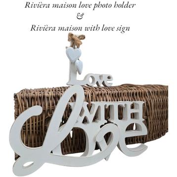 Rivièra maison love photo holder & rivièra maison with love  beschikbaar voor biedingen