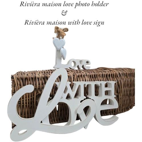 Rivièra maison love photo holder & rivièra maison with love, Huis en Inrichting, Woonaccessoires | Overige, Ophalen of Verzenden