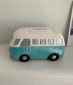 Vw bus volkswagen turquoise spaarpot, Ophalen of Verzenden, Zo goed als nieuw, Steen, Aardewerk of Keramiek, Dier