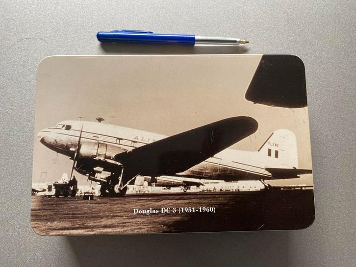 Blikken Trommel Douglas Dakota DC3 Alitalia, Verzamelen, Automerken, Motoren en Formule 1, Gebruikt, Ophalen of Verzenden