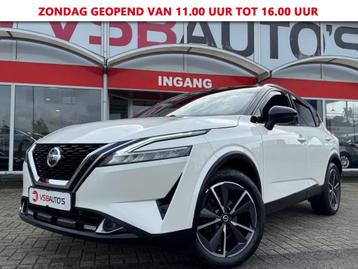 Nissan QASHQAI 1.3 DIG-T MHEV TEKNA BOSE HALF-LEER NAVI PANO beschikbaar voor biedingen