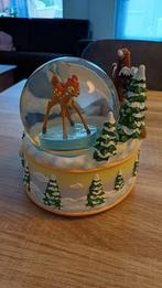 Muziekdoos met scene uit Bambi en Brahms' Lullaby tune, Ophalen of Verzenden, Bambi of Dumbo, Zo goed als nieuw, Beeldje of Figuurtje