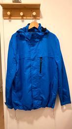 Kobalt blauwe regen jas, Ophalen of Verzenden, Zo goed als nieuw, Maat 56/58 (XL), Blauw