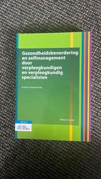 Gezondheidsbevordering en zelfmanagement door verpleegkundig, Ophalen of Verzenden, Zo goed als nieuw, HBO, Barbara Sassen