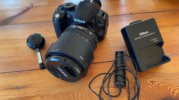 Nikon D3100 + Nikkor 18-105mm + extra's beschikbaar voor biedingen