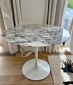 Knoll Saarinen Tulip eettafel  91cm, 50 tot 100 cm, Rond, Zo goed als nieuw, 50 tot 100 cm