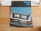 Autofolder Mazda 929 Coupe, Boeken, Auto's | Folders en Tijdschriften, Ophalen of Verzenden, Gelezen, Mazda