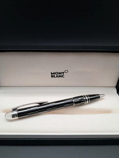 Montblanc Starwalker Black Mystery 104227, Verzamelen, Pennenverzamelingen, Zo goed als nieuw, Balpen, Mont Blanc, Met doosje