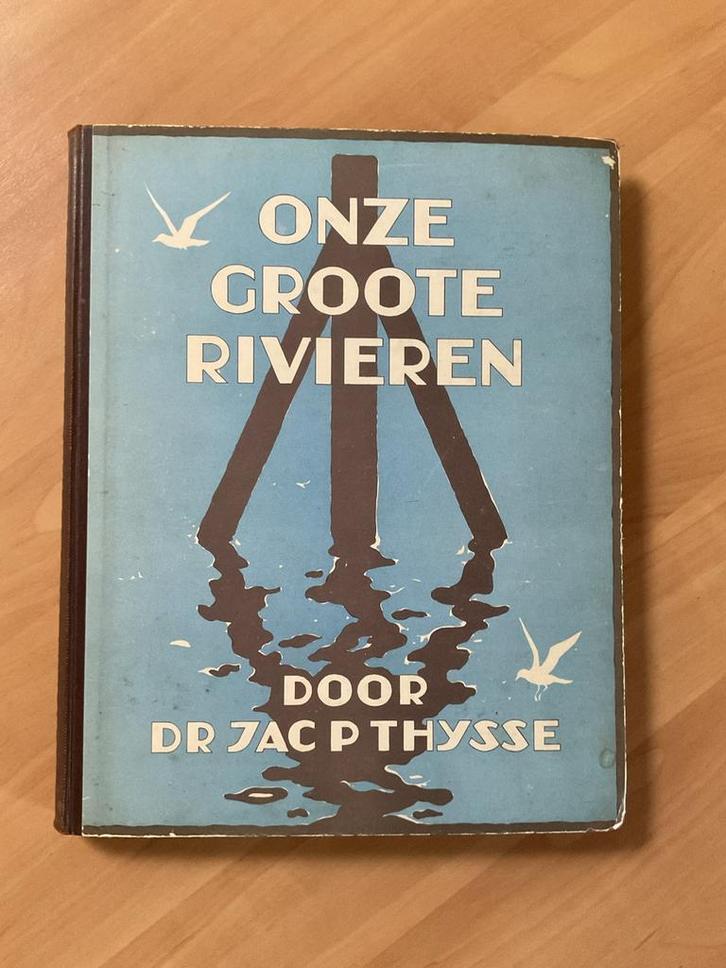 Onze groote rivieren. Verkade album 1938.  compleet, Boeken, Prentenboeken en Plaatjesalbums, Zo goed als nieuw, Ophalen of Verzenden