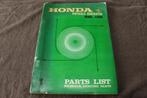 Honda R2500 1968 portable generator parts list, Motoren, Ophalen of Verzenden, Honda