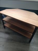 Televisie tafel (hoek), teakhout, Huis en Inrichting, Ophalen, 50 tot 100 cm, Teakhout, Zo goed als nieuw