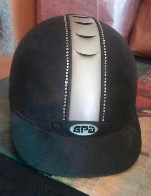 GPA Pikeur Titium bling glitter swarovski cap 57 + captas, Dieren en Toebehoren, Paardrijkleding, Gebruikt, Dames, Cap, Dressuur