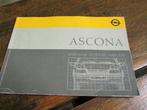 Handleiding Opel Ascona, Ophalen of Verzenden