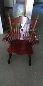 Mooie Houten Stoel met Armleuningen, Ophalen
