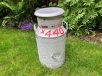 Authentieke aluminium melkbus 40 liter compleet, Ophalen of Verzenden, Zo goed als nieuw