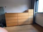 Ladekasten IKEA MALM, 4 en 5 laden beukenhout, Huis en Inrichting, Kasten | Ladekasten, Ophalen, Gebruikt, 100 tot 150 cm, 50 tot 100 cm