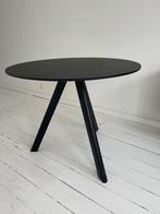 HAY Zwarte Eettafel CPH20, Huis en Inrichting, Tafels | Eettafels, Ophalen, Zo goed als nieuw, Rond, 50 tot 100 cm