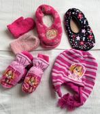 Roze set skye paw patrol muts sloffen en handschoenen ZGAN, Ophalen of Verzenden, Zo goed als nieuw, Meisje, Handschoenen