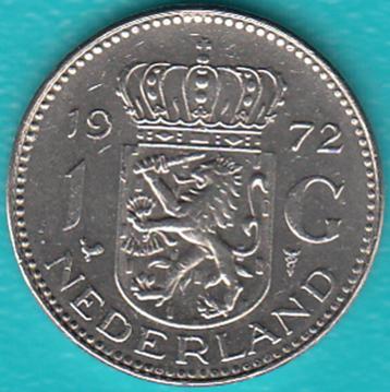 Nederland 1 gulden 1972 Juliana, Sch. 1126 in munthouder  beschikbaar voor biedingen
