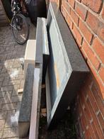 Granieten Keukenblad, Huis en Inrichting, Keuken | Keukenelementen, Minder dan 50 cm, Gebruikt, Zwart, Ophalen of Verzenden