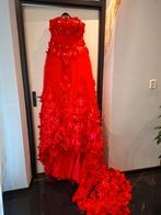 Te koop een hele mooie feestjurk, Kleding | Dames, Trouwkleding en Trouwaccessoires, Ophalen of Verzenden, Zo goed als nieuw, Blauw