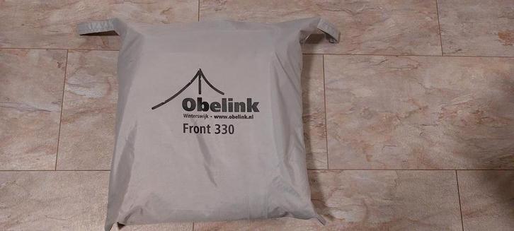 Obelink voorwand-330+SOL Front 330+sun en rain blocker, Caravans en Kamperen, Caravan accessoires, Gebruikt, Ophalen of Verzenden