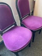 Stoelen 4 stuks Paars, Ophalen of Verzenden, Overige kleuren