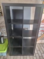 Ikea KALLAX 4x4 - Zwartbruin, Ophalen, Gebruikt, 50 tot 100 cm, Minder dan 100 cm