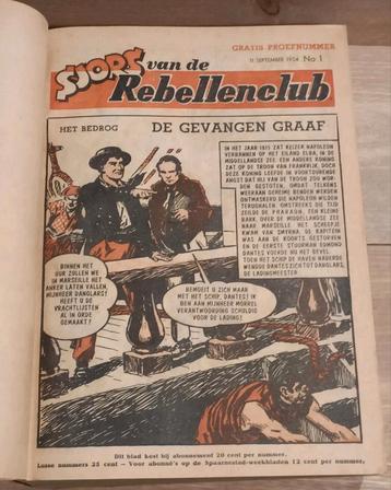 #1 1954 t/m #19 1955 Sjors van de Rebellen Club beschikbaar voor biedingen