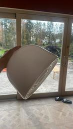 Witte glazen lampenkap, Huis en Inrichting, Ophalen of Verzenden, Zo goed als nieuw, Rond, Minder dan 25 cm
