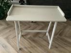Brocante houten make up tafeltje /sidetable beige, Ophalen of Verzenden, Zo goed als nieuw