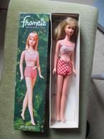 Vintage barbie Francie in doos mattel japan 1966, Zo goed als nieuw, Pop, Verzenden