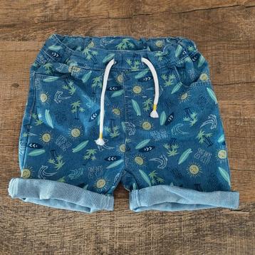 Nieuwe korte broek maat 92 met leuke opdruk beschikbaar voor biedingen