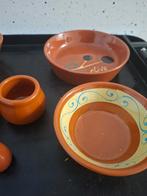 Terracotta Olijf Schaaltjes Set, Ophalen of Verzenden