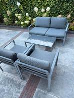 Tuinset 4 delig met kussens, Tuin en Terras, 4 zitplaatsen, Gebruikt, Aluminium, Ophalen of Verzenden