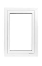 Kunststof Kozijn Draaikiep  B70 H110cm Wit, Niet ingevuld, Kunststof, Raamkozijn, Niet ingevuld