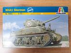 1:72 1/72 Italeri M4A1 Sherman, Italeri, Ophalen of Verzenden, Zo goed als nieuw, Tank