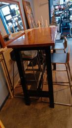 Bartafel met 4 krukken, Huis en Inrichting, Barren, Ophalen of Verzenden, Zo goed als nieuw