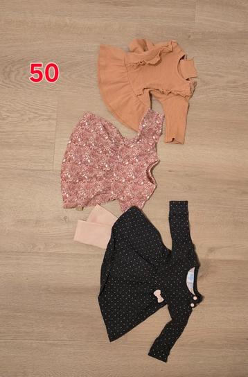 Babykleding pakket meisjes 50 tot 62 beschikbaar voor biedingen