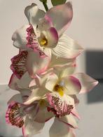 Orchidee tak met 8 zijden bloemen 66cm 1 tak, Huis en Inrichting, Ophalen of Verzenden, Zo goed als nieuw, Binnen