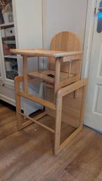 Houten Kinderstoel met Tafelblad, Ophalen, Gebruikt, Meegroeistoel, Gordel(s)