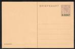 Nederland Briefkaart Kon. Wilhelmina Bontkraag - 5 Cent, Postzegels en Munten, Brieven en Enveloppen | Nederland, Ophalen of Verzenden
