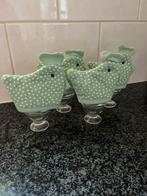 Eier warmers 4 stuks mintgroen, Ophalen of Verzenden, Zo goed als nieuw