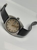 Lebaco Swiss Automatic 25 Jewels – vintage  met  zwarte band, Antiek en Kunst, Antiek | Klokken, Ophalen of Verzenden